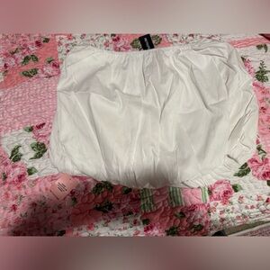 PrettyLittleThing White Mini Skirt